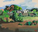 Peter Clarke, Lente Landskap, Tesselaarsdal, Caledon (Spring Landscape, Tesselaarsdal, Caledon)