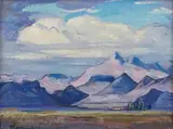 Jacobus Hendrik Pierneef, Landscape with Grey Mountains