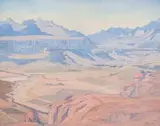Jacobus Hendrik Pierneef, Mountain Landscape near Clarens
