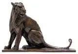 Dylan Lewis, Sitting Lioness I, maquette
