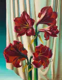Vladimir Tretchikoff, Red Lilies (Amaryllis)