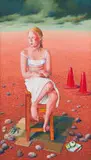 Margaret Nel, Waiting for the Renaissance, acrylic on canvas