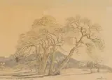 Usakos, SWA by Jacobus Hendrik Pierneef, watercolour and pencil on paper laid down on card, sold Jul 2021