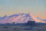 Erongo Mountains (South West Africa) by Jacobus Hendrik Pierneef, oil on canvas laid down on board, sold Jul 2021