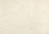 Jacobus Hendrik Pierneef, Tree Trunks, pencil on paper