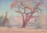 Bushveld Tree by Jacobus Hendrik Pierneef, oil on canvas, sold Jul 2021