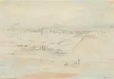 Fouriesburg, O.V.S. by Jacobus Hendrik Pierneef, watercolour and pencil on paper, sold Jul 2021