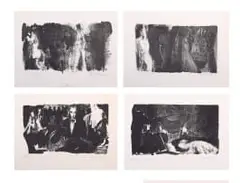 Leon de Bliquy, Orpheus I - IV, four, lithograph