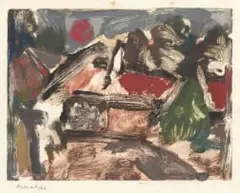 Herbert Coetzee, Abstract, monotype