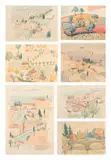 Eleanor Esmonde-White, Landscape Study I to V; Arezzo; Potsdam, seven