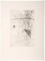 Hannes Harrs, Abstract with Lines and Geometric Form, etching
