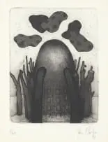 John (Jfc) Clarke, Kraal II, etching and aquatint