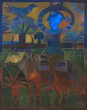 Jan Vermeiren, Mitiese Bul, oil on canvas