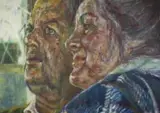 Pauline Gutter, Untitled, mixed media on canvas