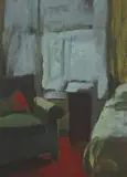 Herbert Coetzee, Bedroom Interior with Armchair