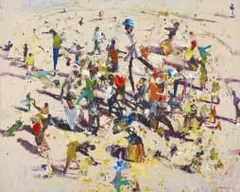 Nigel Mullins, Turmoil, oil on canvas