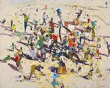 Nigel Mullins, Turmoil, oil on canvas