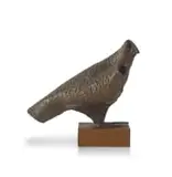 Rhona Stern, Little Falcon, bronze on a wooden base