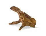 George Ramagaga, Toe die Weerlig die Reënmaker amper Raak Slaan, carved wood