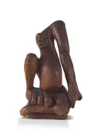 Bhekisani Manyoni, Abstract Figure, carved wood
