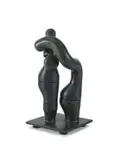 Couple by Edoardo Villa, welded and painted steel, sold Aug 2021