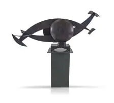 Edoardo Villa, Fish, welded and painted steel