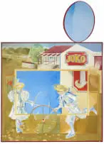 Stanley Pinker, JOKO, mixed media on canvas and board