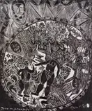 Adam and Eva by John Muafangejo, linocut, sold May 2021