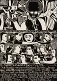 New Archbishop Desmond Tutu Enthroned by John Muafangejo, linocut, sold May 2021