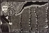 A Good Shepherd by John Muafangejo, linocut, sold May 2021