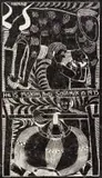 He is Making the Sour Milk by John Muafangejo, linocut, sold May 2021
