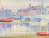 Maud Sumner, Battersea Bridge over the Thames
