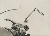 William Kentridge, Single Light, etching