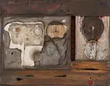 Armando Baldinelli, Remembrance of Kioto, mixed media on board