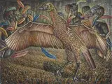 Helen Sebidi, The Spirit Bird Fleeing from the Modern World