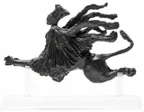 Deborah Bell, Chimera, 2009, bronze with a dark brown patina on a Perpex stand