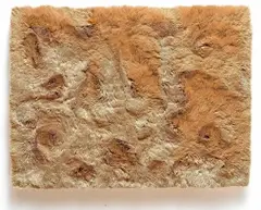 Chris Soal, Things Might Have Been Different, but They Could Not Have Been Better, 2018, toothpicks with polyurethane sealant on board
