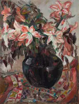 Irma Stern, Still Life with Lilies, oil on canvas
