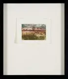 Kim Berman, Powerlines, colour etching