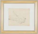 Aleksanders Klopcanovs, Reclining Female Nude