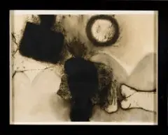 Douglas Portway, Abstract Composition II, pastel on paper