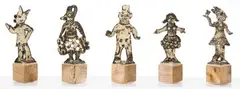 Corné Joubert, Corporate Gathering, glazed stoneware, wood and perspex