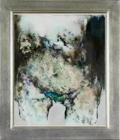 Gail Catlin, Nude Torso, mixed media on perspex