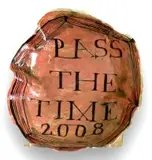 Ruan Hoffmann, Pass the Time 2008, ceramic earthenware with coloured porcelain slip and underglaze