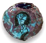 Ruan Hoffmann, Untitled (Blue Face)