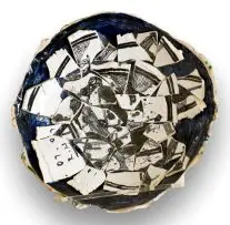 Reconstituted Plate by Ruan Hoffmann, ceramic earthenware, sold Feb 2020