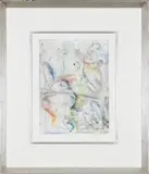 Eric Mbatha, Young Ones, hand-coloured etching