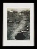 Kim Berman, Sharpeville Remembered, etching and aquatint