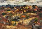 George Enslin, Noord-Transvaalse Landskap (Northern Transvaal Landscape), oil on canvas