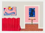 Tribute to Henri Matisse by Sam Nhlengethwa, colour lithograph, sold Oct 2019